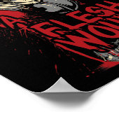 It's Just A Flesh Wound Funny Halloween  ポスター (角)