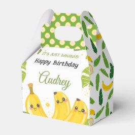 It's Just Bananas  4"w x 2.5"l x 5"h Birthday フェイバーボックス
