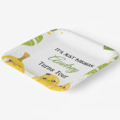 It's Just Bananas Any Age Birthday Party ペーパープレート (傾斜あり)