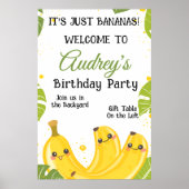 It's Just Bananas Any Age Birthday Party ポスター (正面)