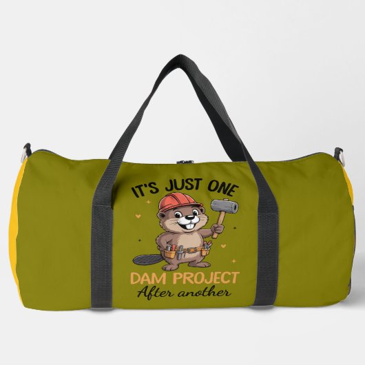 It's Just One Dam Project ダッフルバッグ (正面)