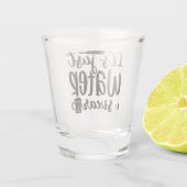 Its Just Water I Swear Funny ショットグラス (裏面)