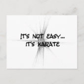 It's Karate -簡単グレイ ポストカード (正面)