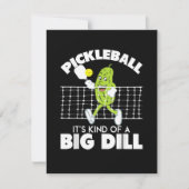 It's Kind of A Big Dill - 面白いピックルボール用パドル シーズンカード (正面)