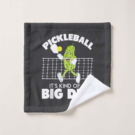It's Kind of A Big Dill - 面白いピックルボール パドル ウォッシュタオル (ウォッシュタオル)