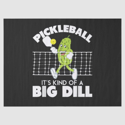 It's Kind of A Big Dill - 面白いピックルボール パドル 薄葉紙 (正面)