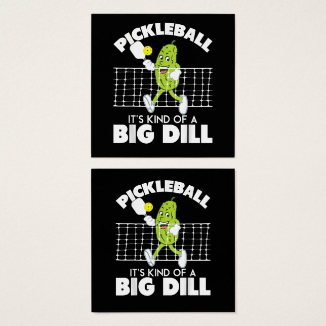 It's Kind of A Big Dill - Funny Pickleball Paddle (正面&裏面)