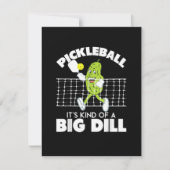 It's Kind of A Big Dill - Funny Pickleball Paddle カード (正面)