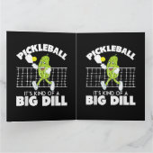 It's Kind of A Big Dill - Funny Pickleball Paddle カード (内部)