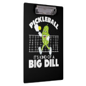 It's Kind of A Big Dill - Funny Pickleball Paddle クリップボード (右)