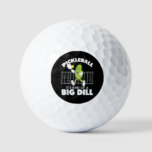 It's Kind of A Big Dill - Funny Pickleball Paddle ゴルフボール (正面)