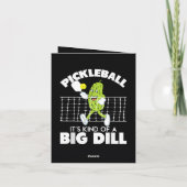 It's Kind of A Big Dill - Funny Pickleball Paddle シーズンカード (裏面)