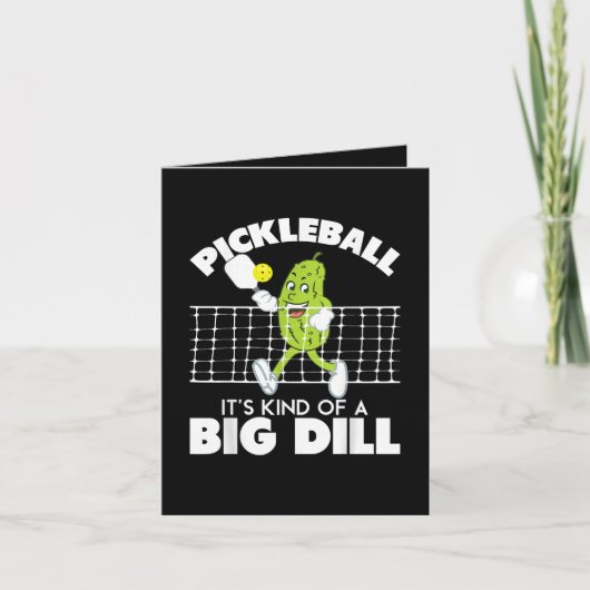 It's Kind of A Big Dill - Funny Pickleball Paddle シーズンカード (正面)