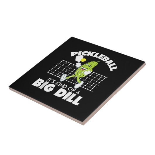 It's Kind of A Big Dill - Funny Pickleball Paddle タイル (側面)