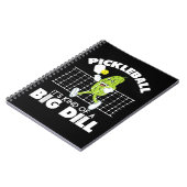 It's Kind of A Big Dill - Funny Pickleball Paddle ノートブック (左側)