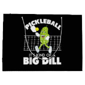 It's Kind of A Big Dill - Funny Pickleball Paddle ラージペーパーバッグ (裏面)