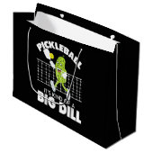 It's Kind of A Big Dill - Funny Pickleball Paddle ラージペーパーバッグ (正面アングル)