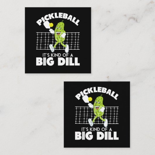 It's Kind of A Big Dill - Funny Pickleball Paddle ロイヤリティカード (正面/裏面)