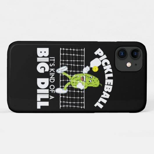 It's Kind of A Big Dill - Funny Pickleball Paddle Case-Mate iPhoneケース (裏面(横))