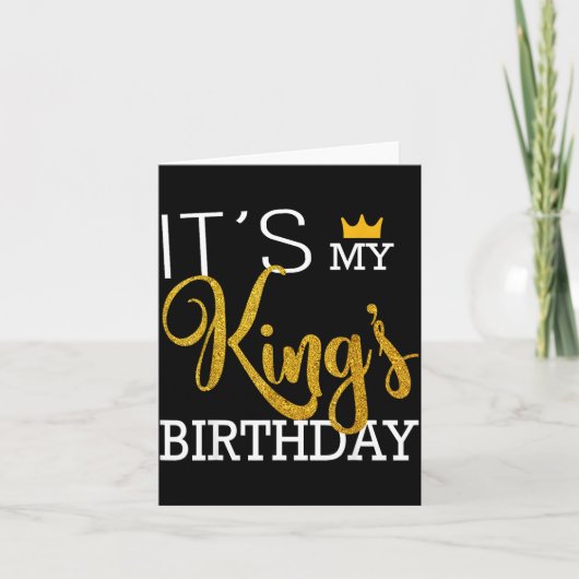 It's King's Birthday Couples Matching Illustration カード (正面)