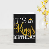 It's King's Birthday Couples Matching Illustration カード (黄色い花)
