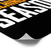 It's Marching Band Season Not Football ポスター (角)