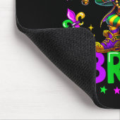 It's Mardi Gras Bruh Dabbing Leprechaun Jester New マウスパッド (コーナー)