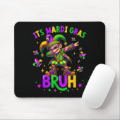 It's Mardi Gras Bruh Dabbing Leprechaun Jester New マウスパッド (マウス)
