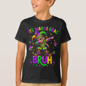 It's Mardi Gras Bruh Dabbing Leprechaun Jester New Tシャツ (正面)