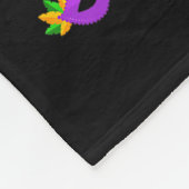 It's Mardi Gras Y'all Feathered Mask Carnival Men フリースブランケット (角)