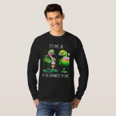 Its Me Hi Im the Drunkest Its Me Green Drunk Flami Tシャツ (正面フル)