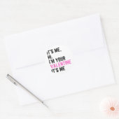 Its Me Hi Im Your Valentine Its Meの誕生日 ラウンドシール (封筒)