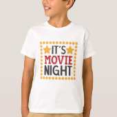It's movie night tシャツ (正面)