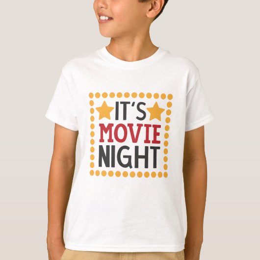 It's movie night tシャツ (正面)