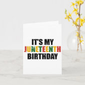 Its My誕生日第11回メラニンプライドアフリカA カード (黄色い花)