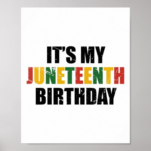 Its My誕生日第11回メラニンプライドアフリカA ポスター (正面)