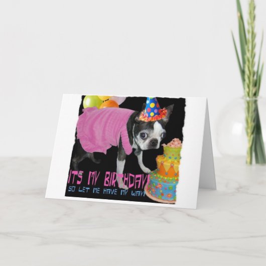 ITS MY誕生日 カード (正面)