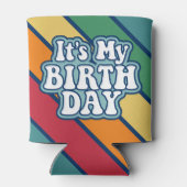 It's My誕生日 – ハッピーストライプレインボーカラー 缶クーラー (裏面)