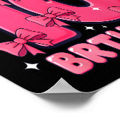 It's My 10 Birthday Coquette Bow Girl Cute 10 Year ポスター (角)