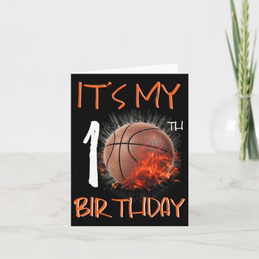 It's My 10th Birthday Bysketbyll カード (正面)
