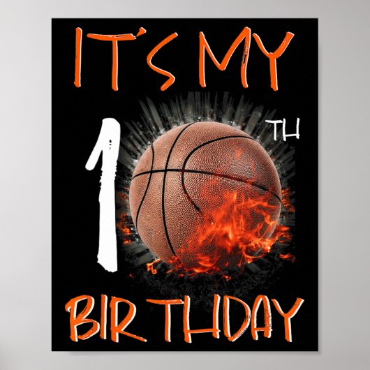 It's My 10th Birthday Bysketbyll  ポスター (正面)