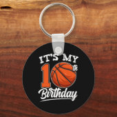 It's My 10th Birthday Bysketbyll Player 10 Bday Pa キーホルダー (正面)