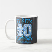 It's My 10th Birthday Girl Blue Coquette Bow 10 Ye コーヒーマグカップ (左)