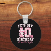 Its My 10th Birthday Girl Double Digits Coquette B キーホルダー (正面)