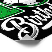 Its My 10th Birthday Soccer 10 Years Old Birthday  ポスター (角)