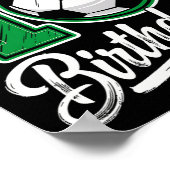 Its My 10th Birthday Soccer 10 Years Old Birthday  ポスター (角)