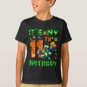 It's My 11th Birthday Pixel Number Video Game Game Tシャツ (正面)