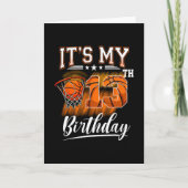 It's My 13th Birthday Sketll Theme 13 Years Old Bi カード (正面)