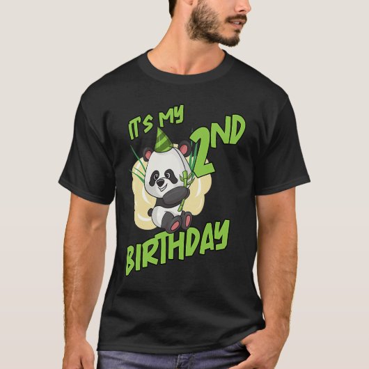 its My 2誕生日パンダ Tシャツ (正面)