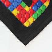 Its My 23rd Birthday Bro Boy Cake Building Blocks  フリースブランケット (角)